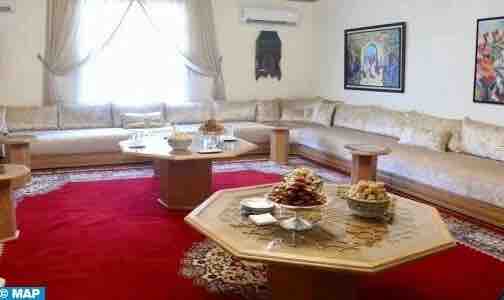 Ligue arabe - inauguration du “Salon marocain” après sa rénovation