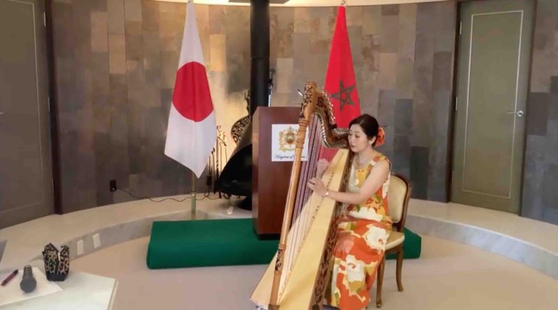 hymne national marocain Maroc harpe