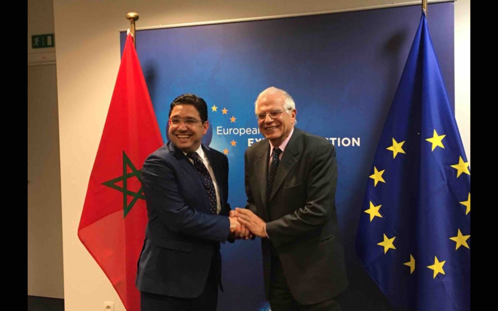 Nasser Bourita Josep Borrell Maroc Sahara marocain