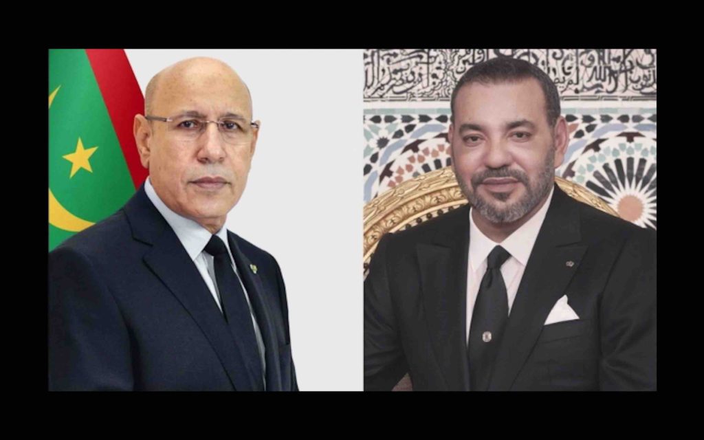 Roi Mohammed 6 Mohamed Ould Cheikh El Ghazouani Maroc Mauritanie