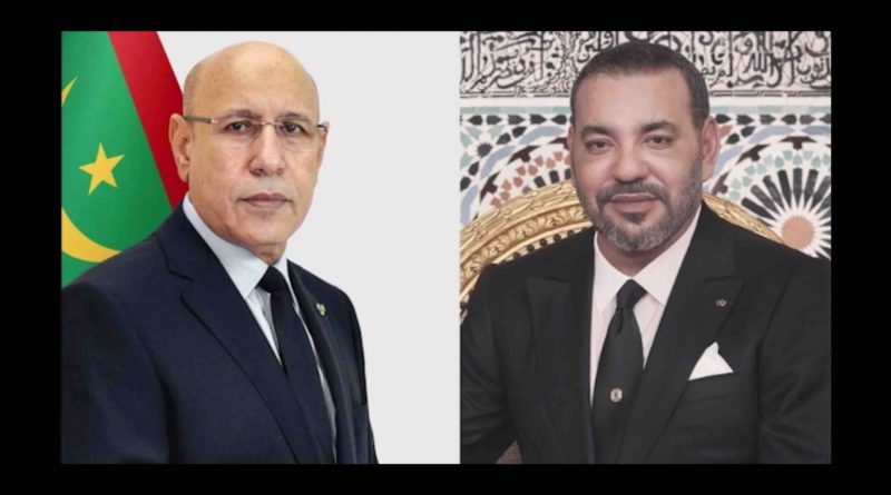 Roi Mohammed 6 Mohamed Ould Cheikh El Ghazouani Maroc Mauritanie