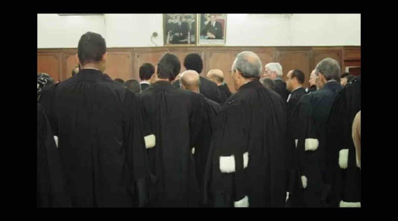 avocats Maroc robes noires hommes de loi