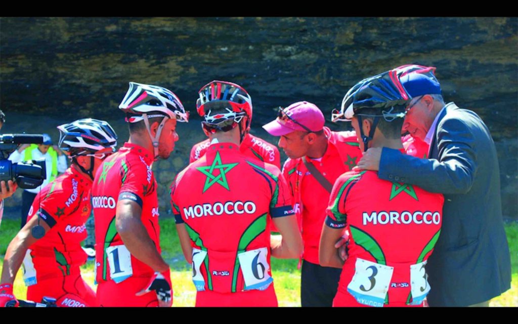 L’équipe du Maroc de cyclisme