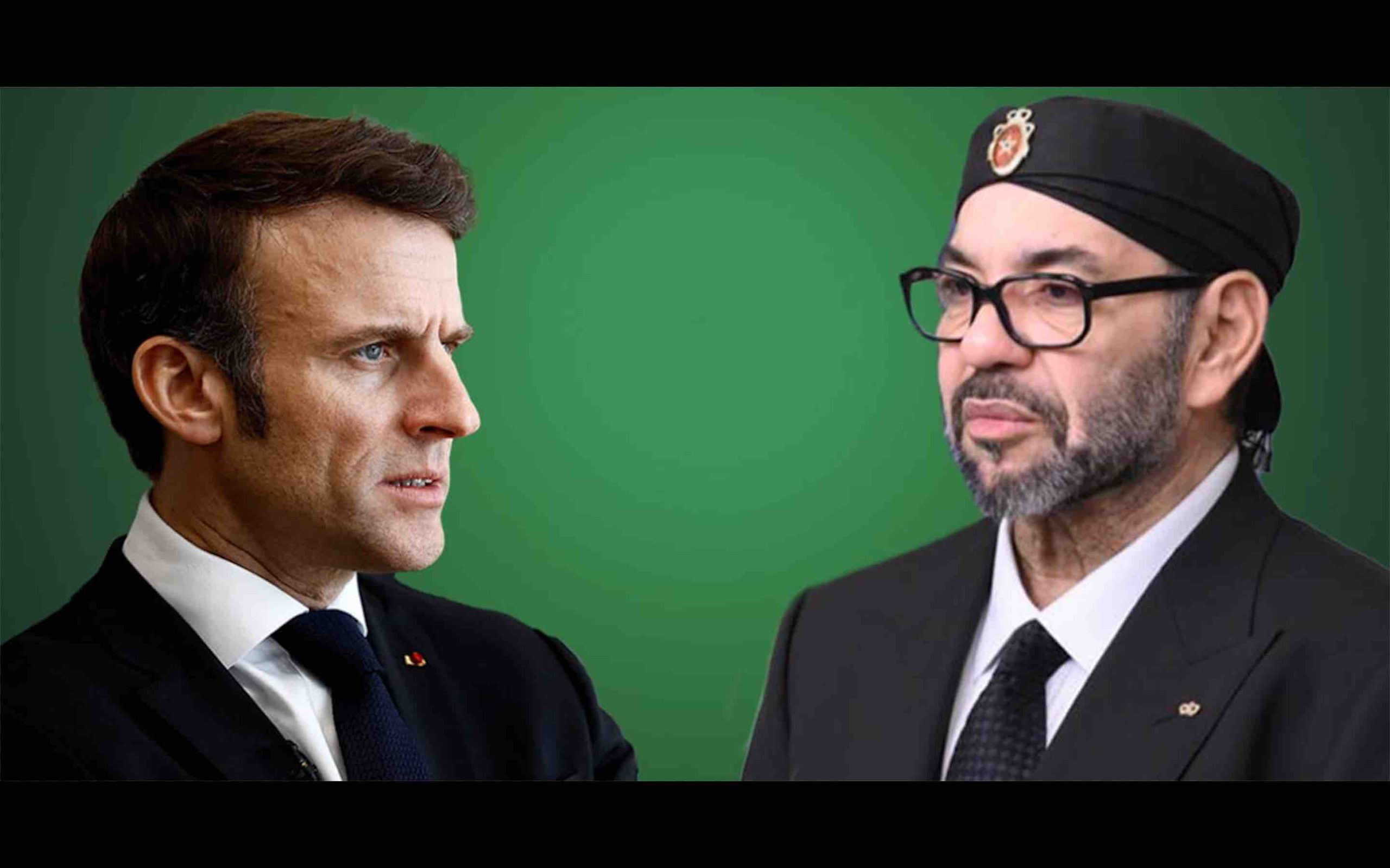 Emmanuel Macron Roi Mohammed 6 Maroc France