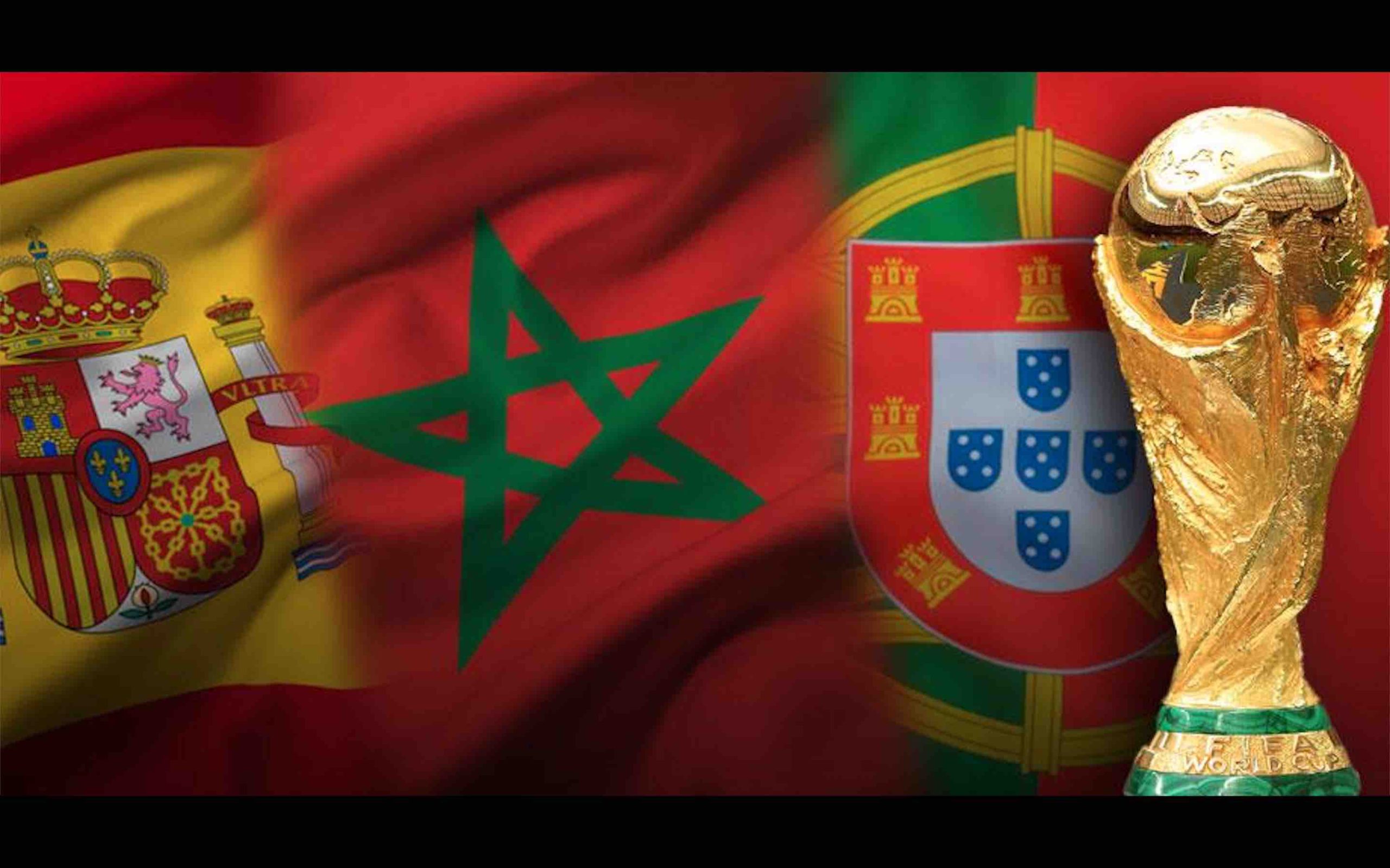 Espagne Maroc Portugal mondial CDM 2030 Morocco