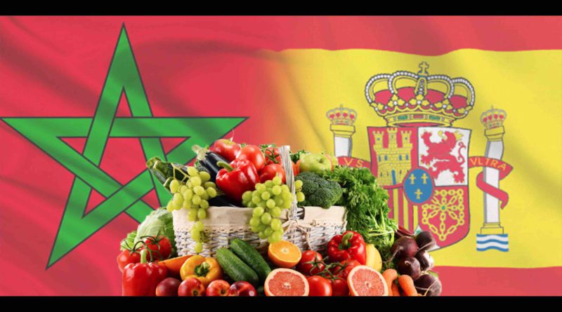Maroc Espagne fruits légumes Morocco Spain vegetables