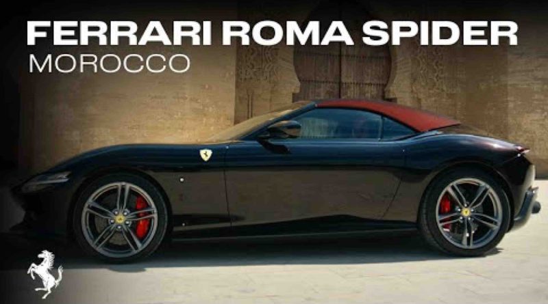 Ferrari Roma Spider Maroc Rabat Morocco