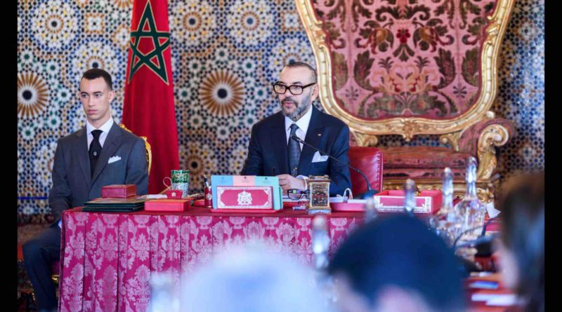 Le Roi Mohammed 6 préside un Conseil des ministres