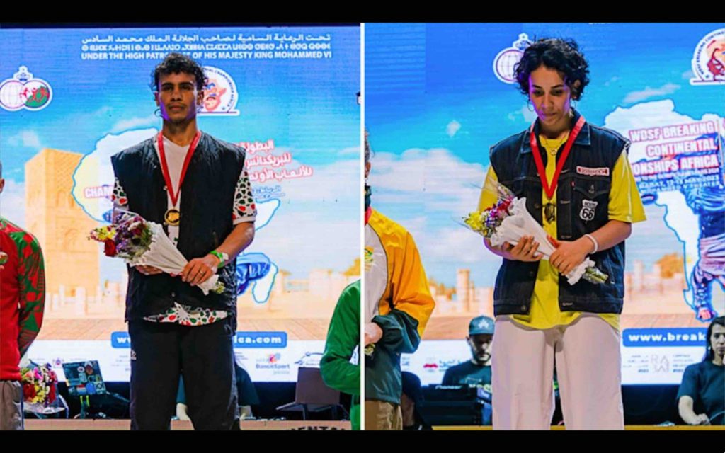 breakdance: le Maroc remporte les 2 titres hommes et dames du Championnat d'Afrique