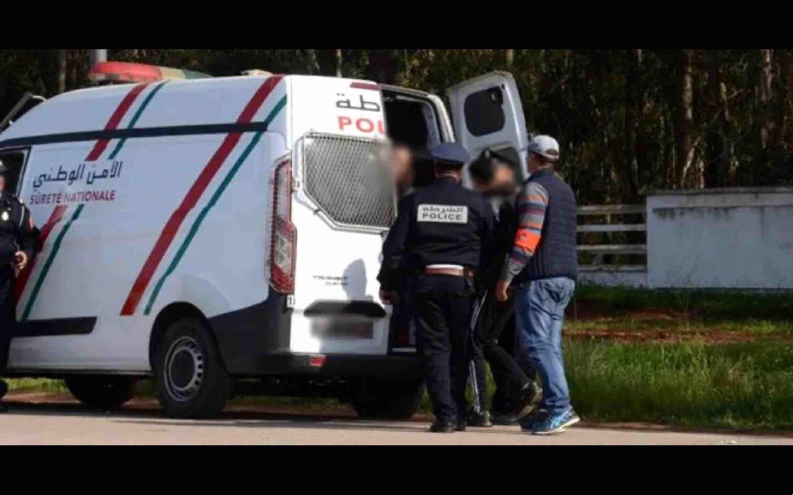 fourgon police Maroc policiers arrestation