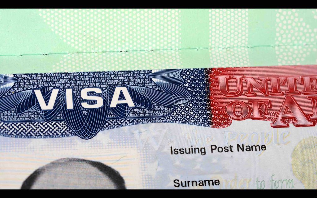 visa États-Unis USA