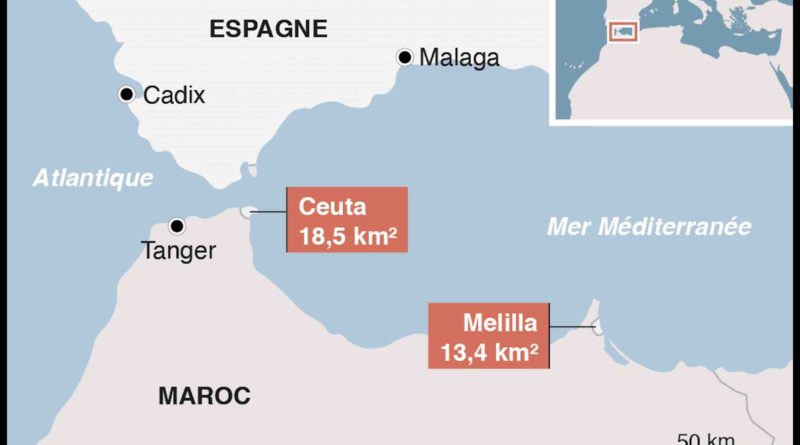Espagne Maroc Sebta Ceuta Melilla