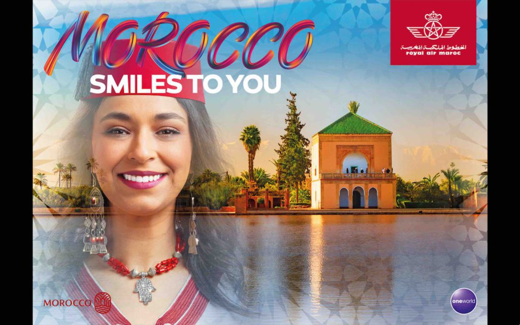 Royal Air Maroc RAM Morocco smiles to you