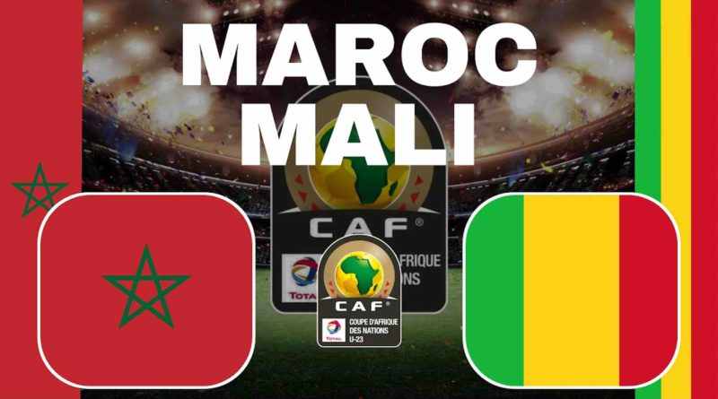 CAN U23 Maroc Mali Morocco