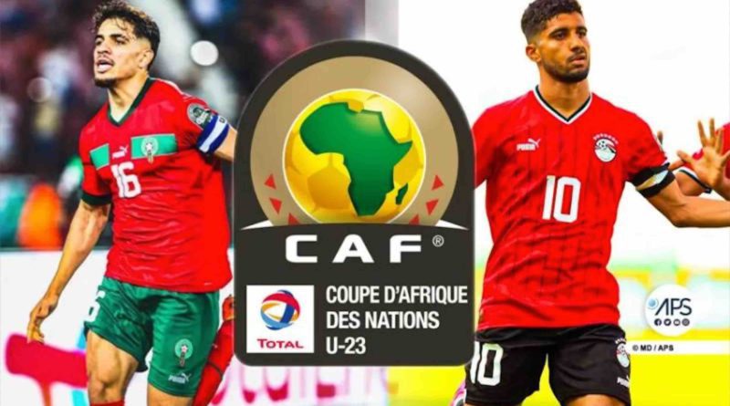 foot finale CANU23 Maroc Egypte CAN U-23