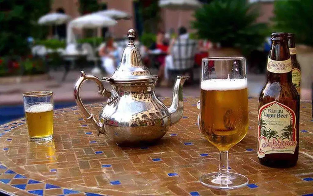 Alcool bière Maroc thé à la menthe marocain Alcohol beer Morocco Moroccan Mint Tea