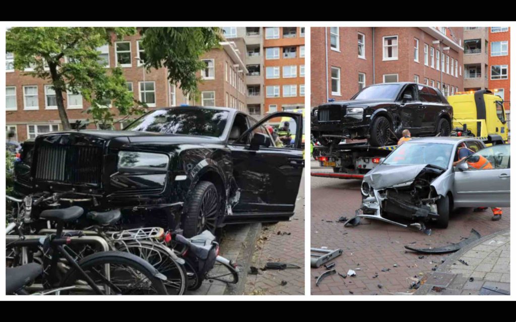 Hakim Ziyech accident Rolls-Royce