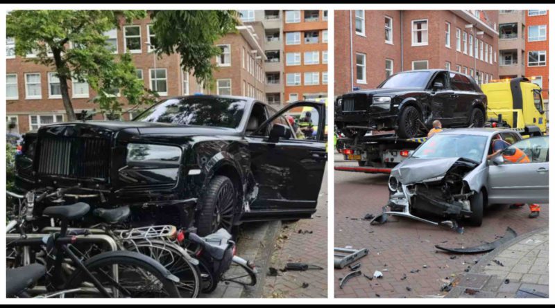 Hakim Ziyech accident Rolls-Royce