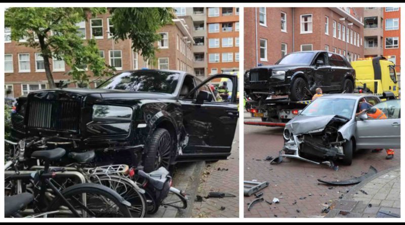 Hakim Ziyech accident Rolls-Royce