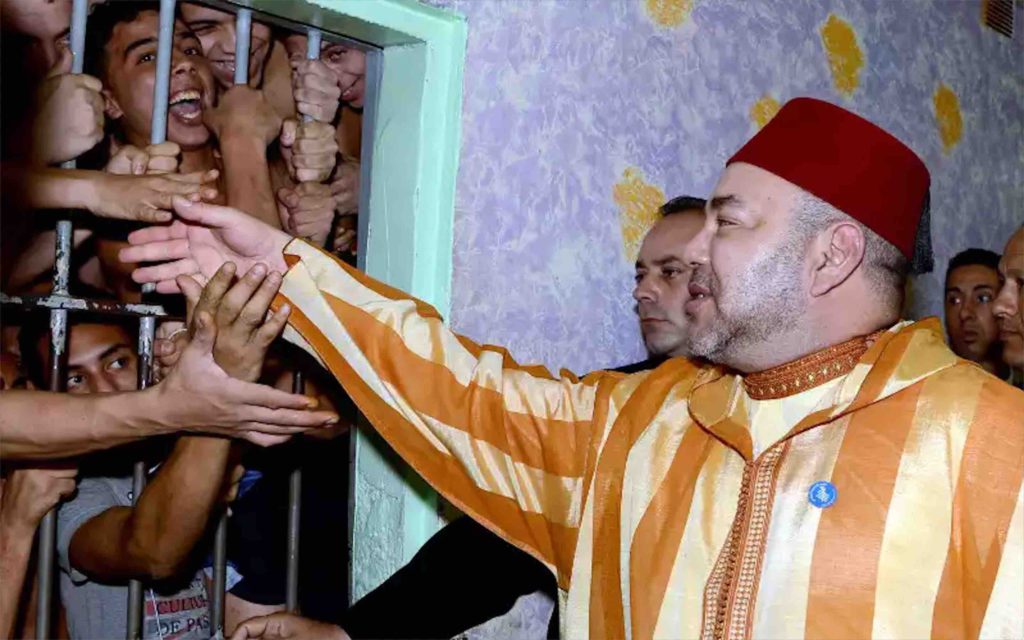 Maroc Roi Mohammed 6 prison prisonniers détenus détention