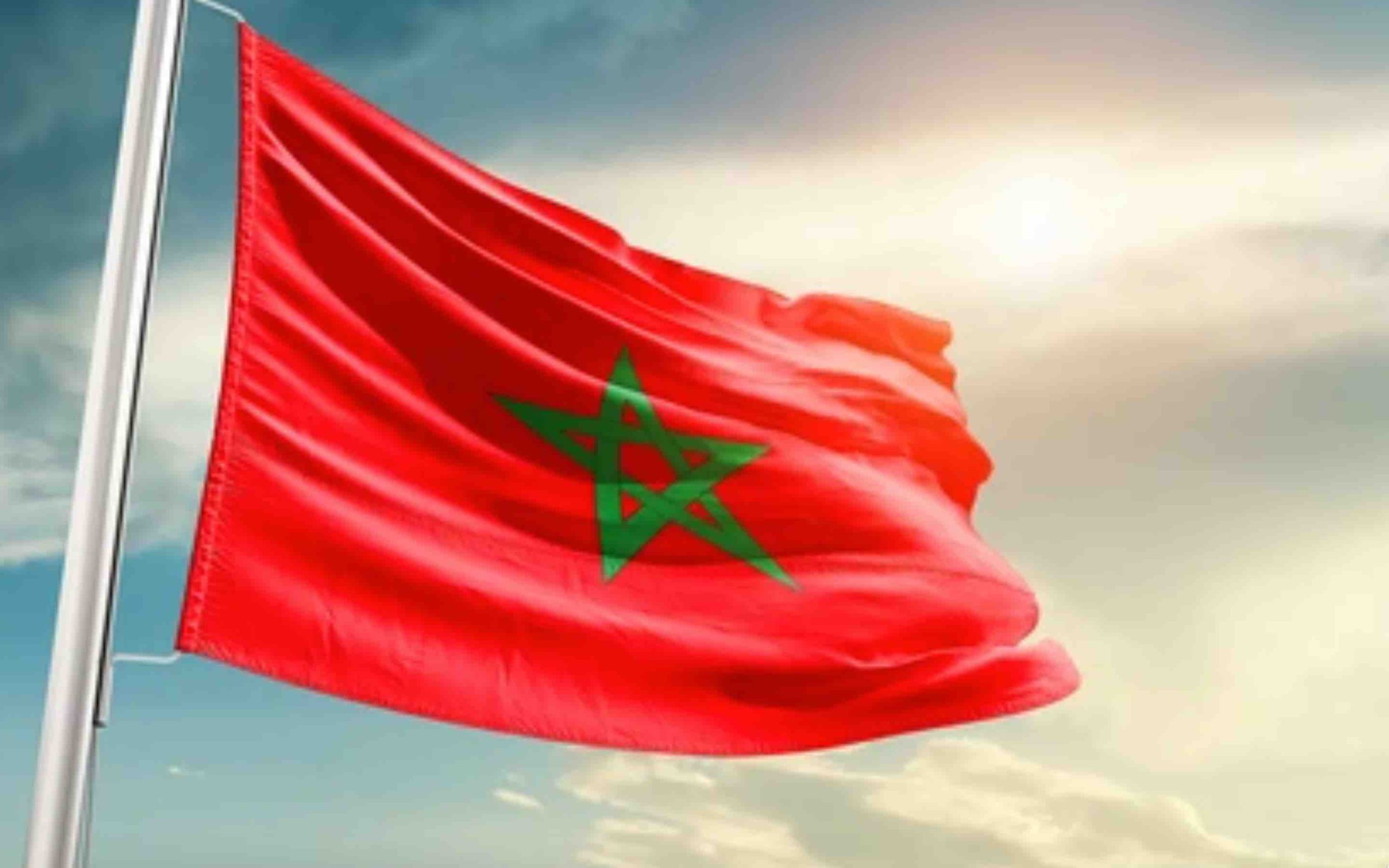 Maroc drapeau Morocco flag