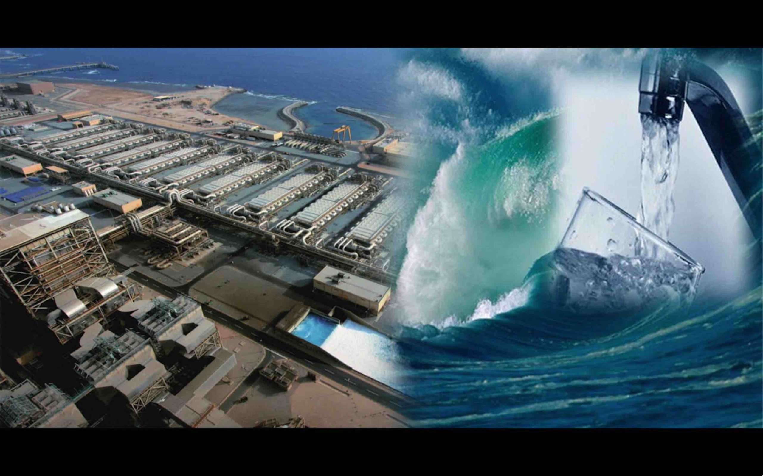 Maroc station dessalement eau de mer océan eau potable