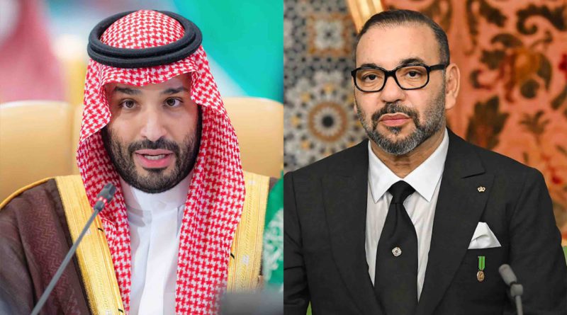 Roi Mohammed 6 Mohammed Ben Salmane Ben Abdelaziz Al Saoud Maroc Arabie saoudite
