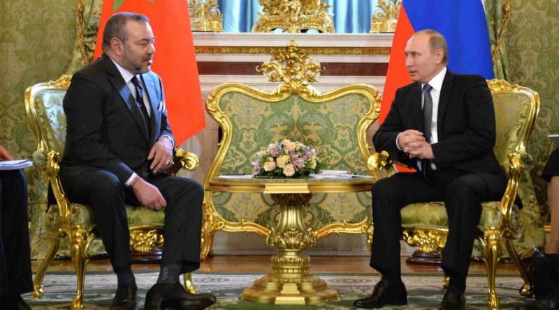 Vladimir Poutine Roi Mohammed 6 Maroc Russie Russia Morocco