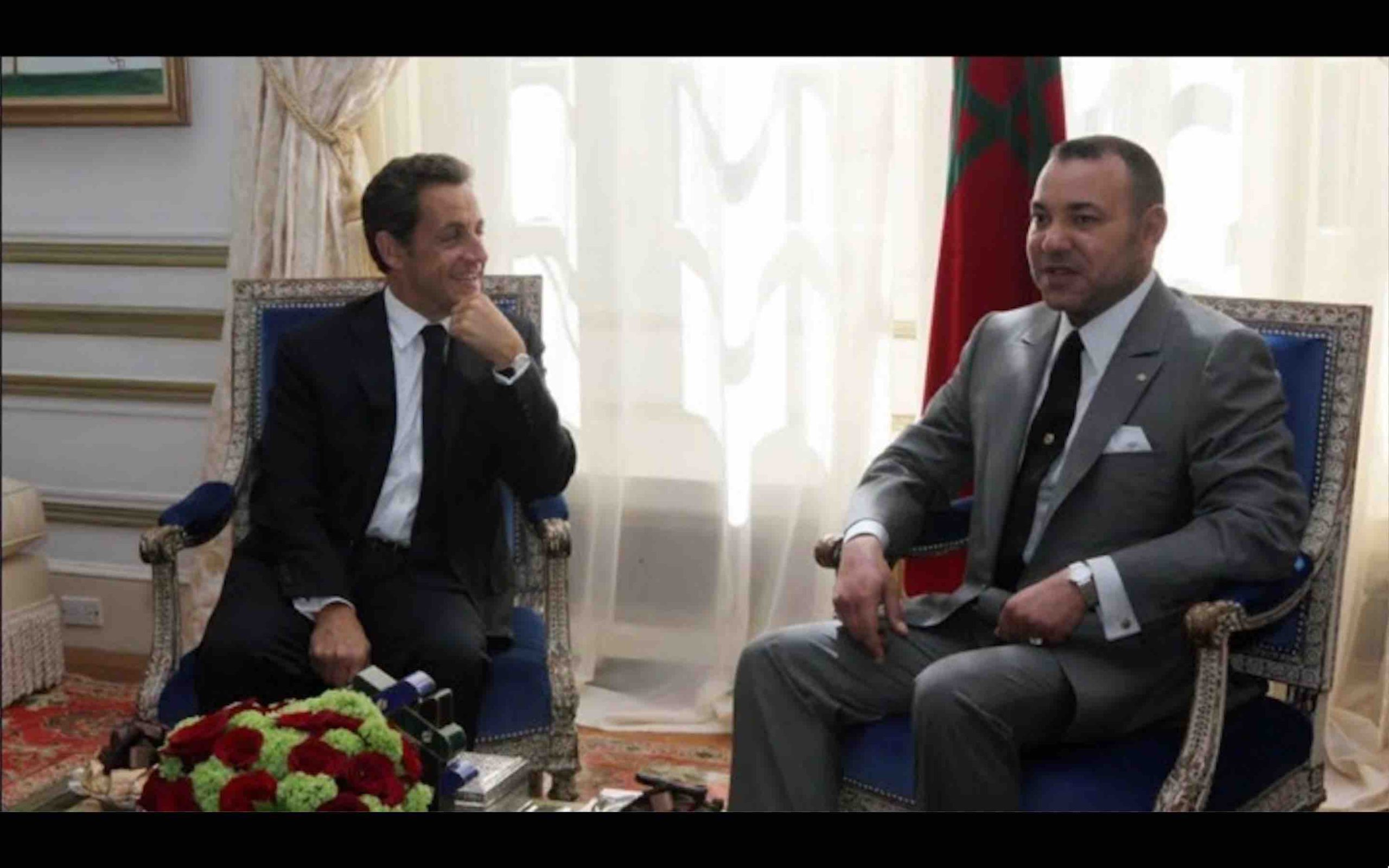 Nicolas Sarkozy France Roi Maroc Mohammed 6