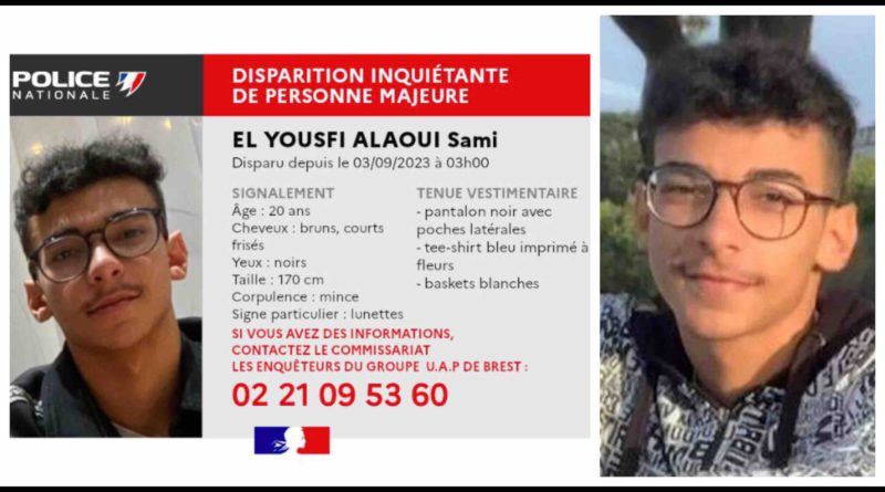 Sami El Yousfi Alaoui étudiant marocain mort Brest