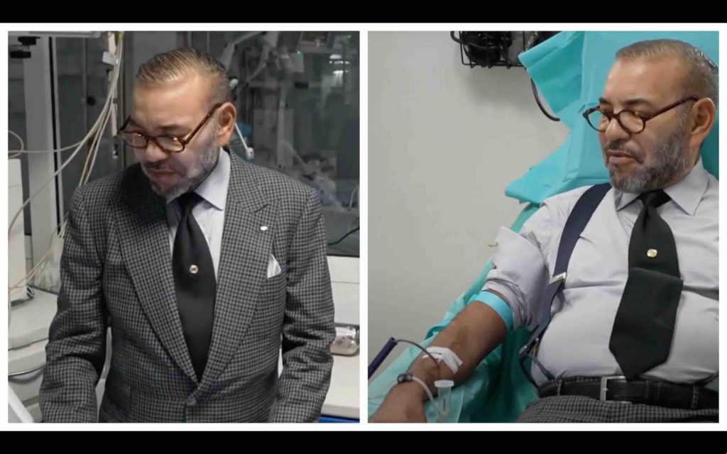 (Vidéo) Séisme au Maroc : le Roi Mohammed 6 fait un don de sang