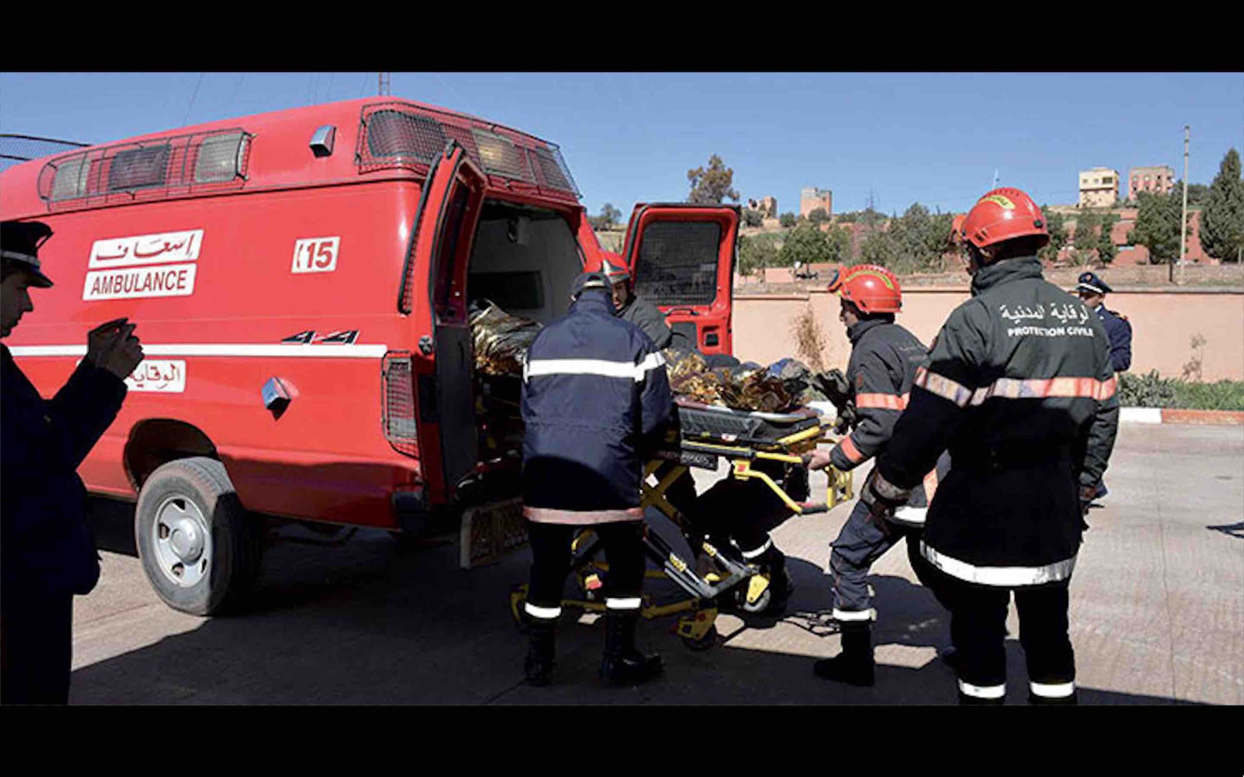 accident ambulance Maroc