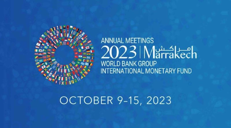 Assemblées annuelles FMI - Banque mondiale Marrakech Maroc