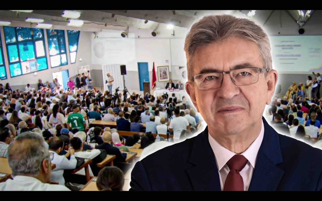 Conférence de Jean-Luc Mélenchon à l'Université de Casablanca