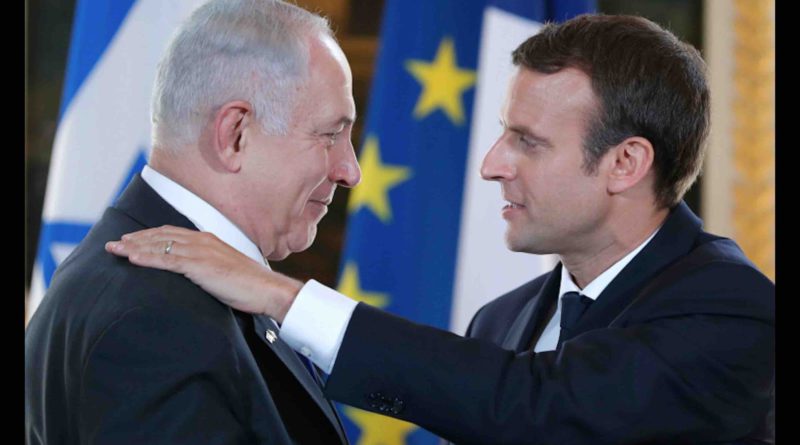 Emmanuel Macron Benjamin Netanyahu