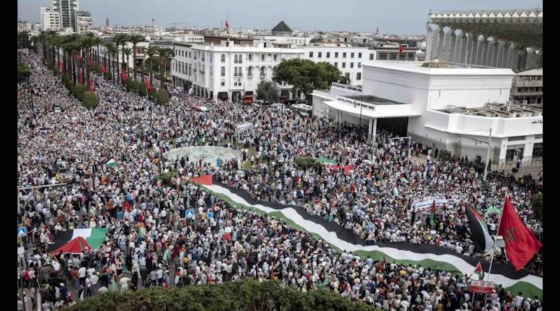 Manifestation Palestine Maroc