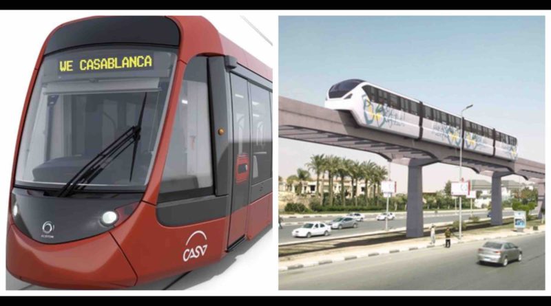 Maroc Casablanca tramway monorail