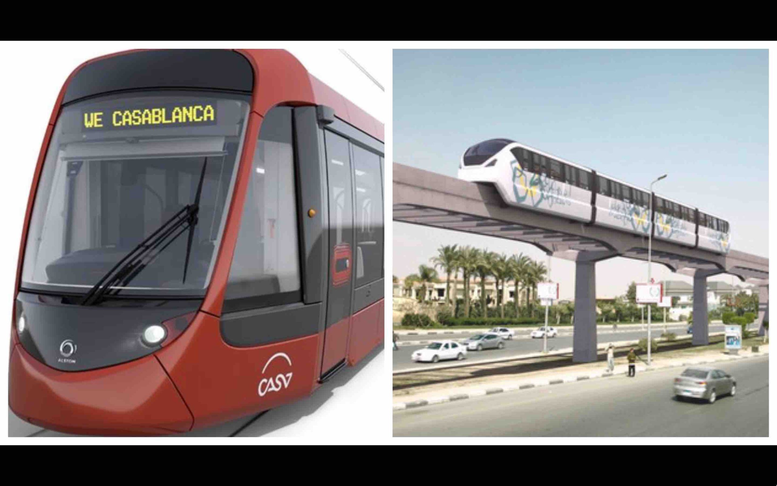 Maroc Casablanca tramway monorail