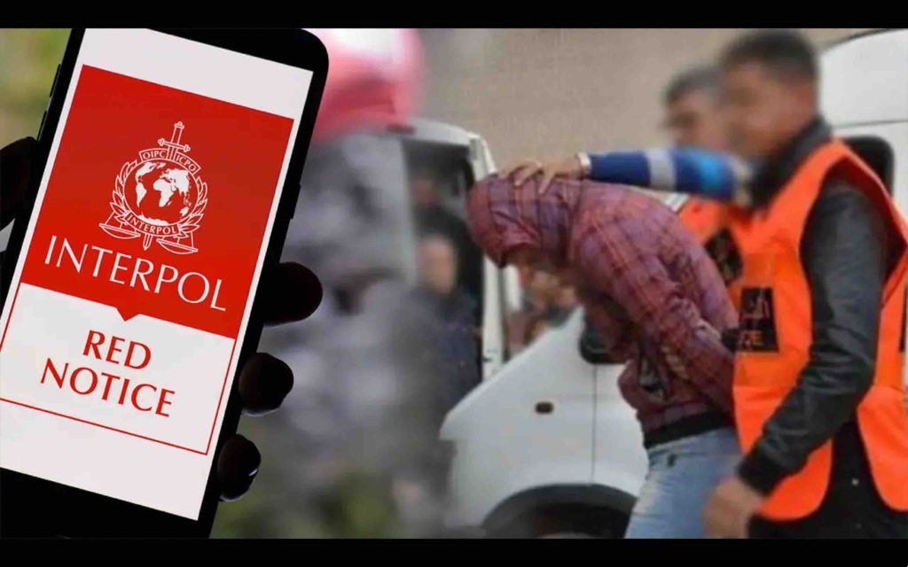 Maroc arrestation notice rouge Interpol