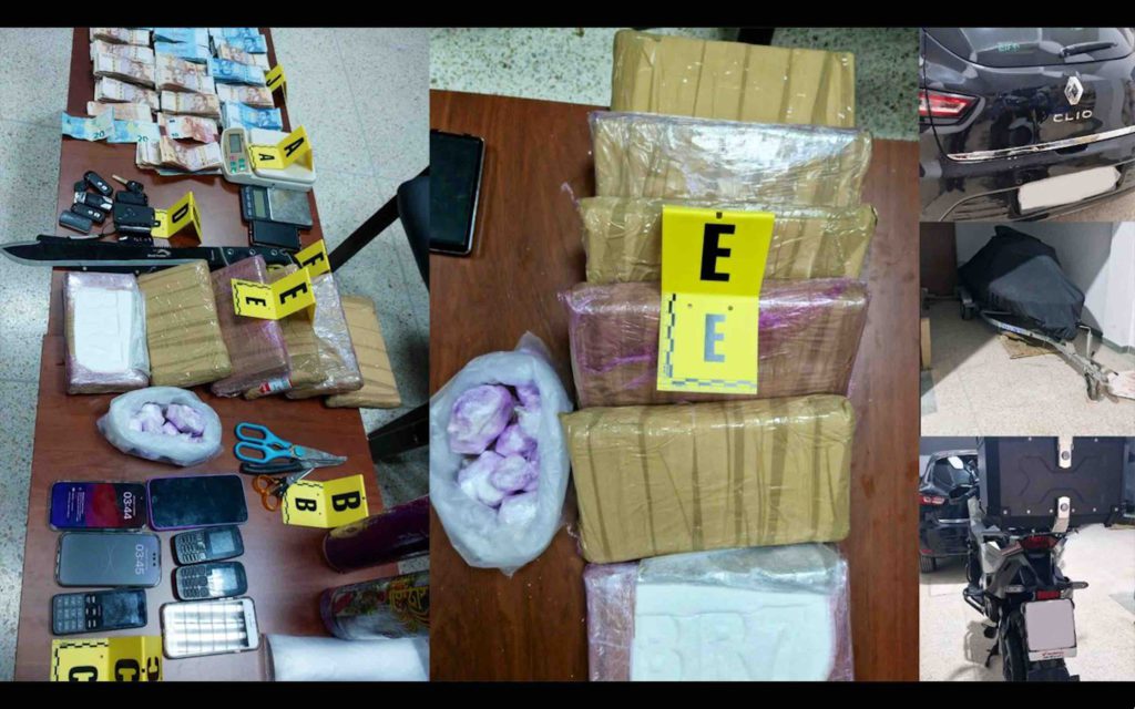 Tanger : saisie de plus de 6 kilos de cocaïne, 3 arrestations