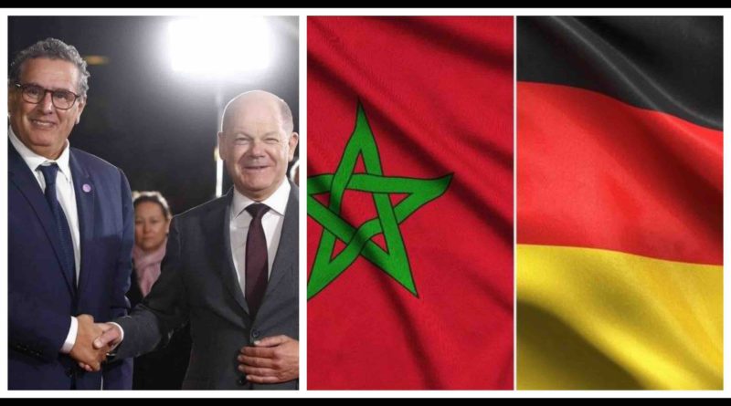 Aziz Akhannouch Olaf Scholz Maroc Allemagne
