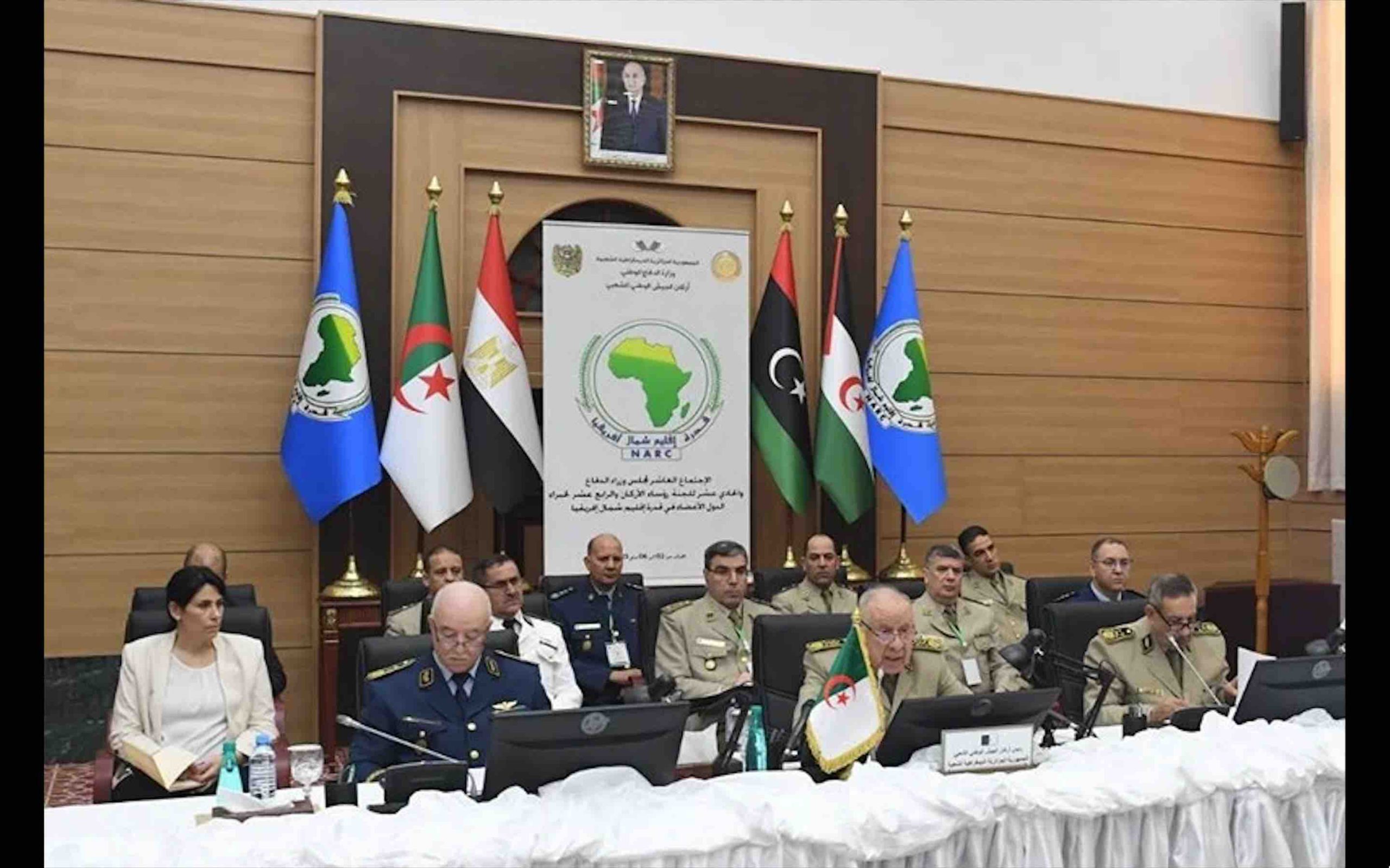 Comité de Défense de la région d'Afrique du Nord Algérie Mauritanie Tunisie