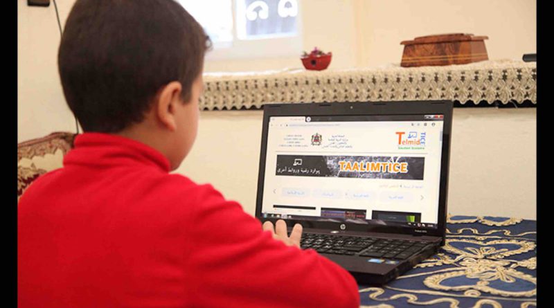 Maroc TelmidTICE soutien scolaire enseignement a distance Maroc