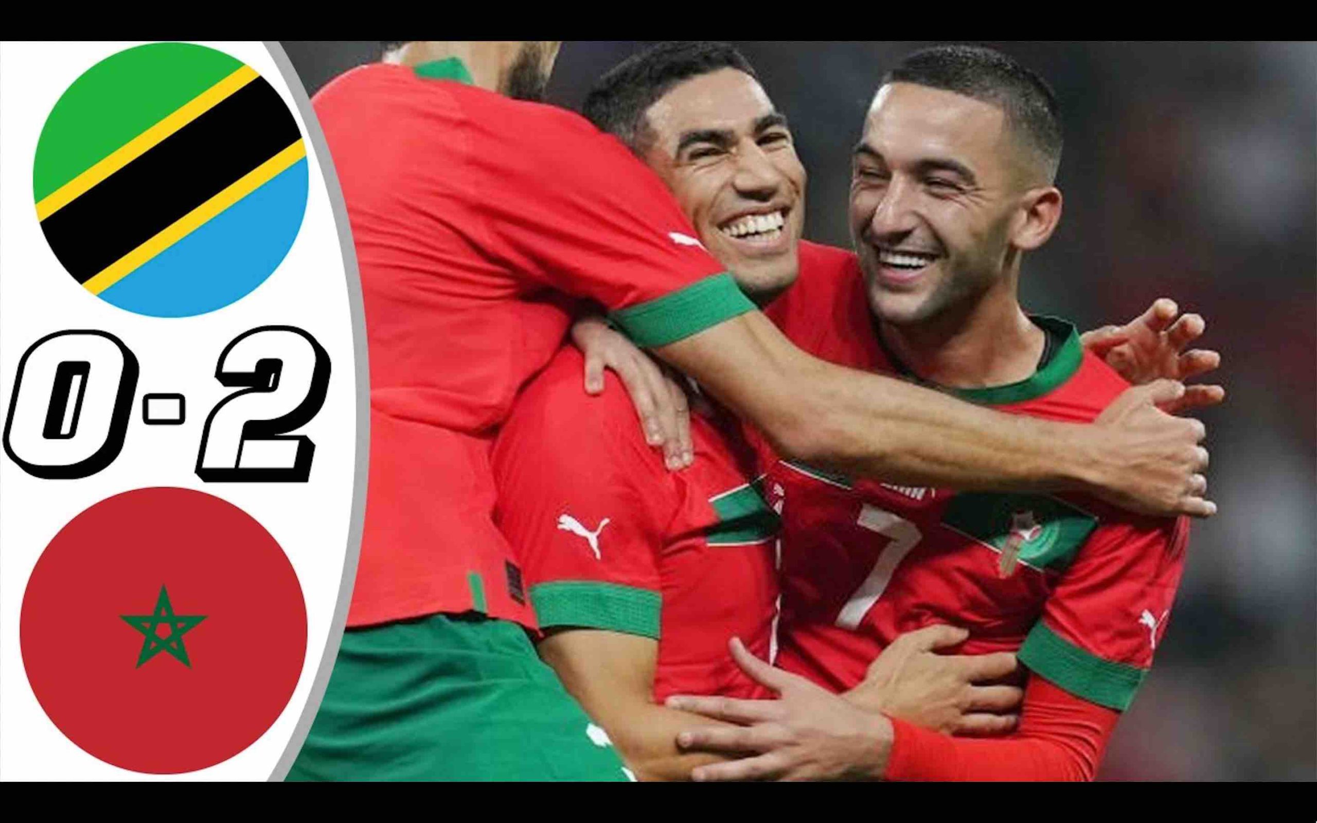 Tanzanie Maroc Morocco Tanzania 2-0