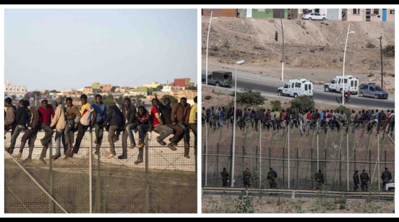 migrants subsahariens Sebta Melilla Maroc