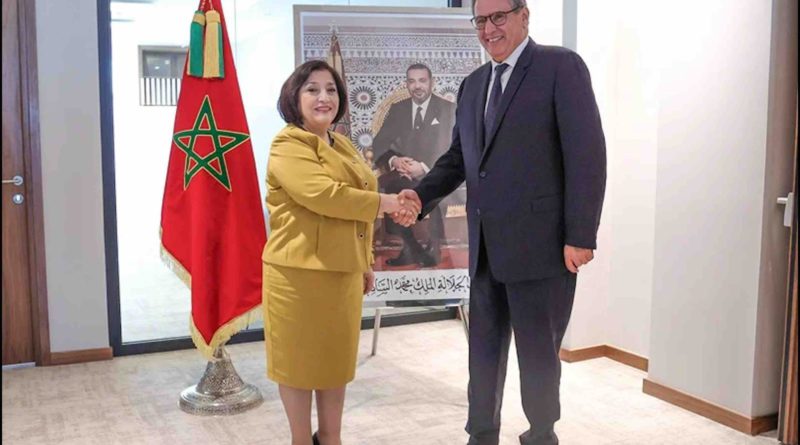 Aziz Akhannouch Sahiba Gafarova Maroc Azerbaïdjan Morocco