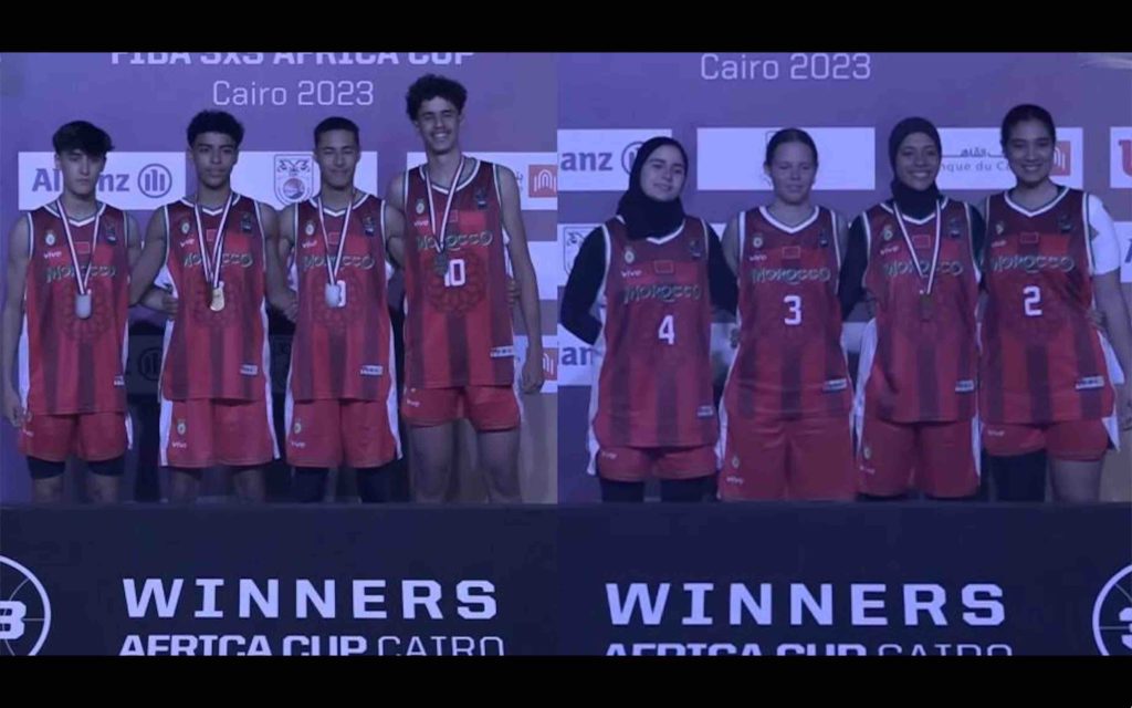 Basket 3×3 (U17) - le Maroc vice-champion d’Afrique