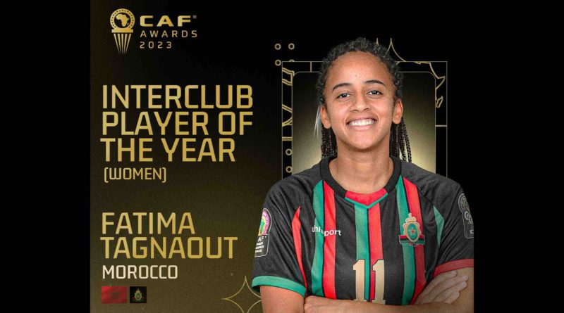 CAF Award 2023 Fatima Tagnaout AS FAR Maroc Morocco
