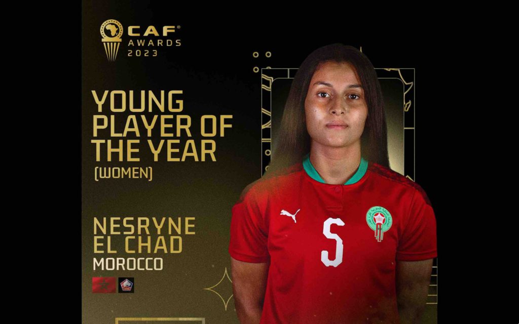 CAF Awards 2023- Nesryne El Chad Maroc Morocco