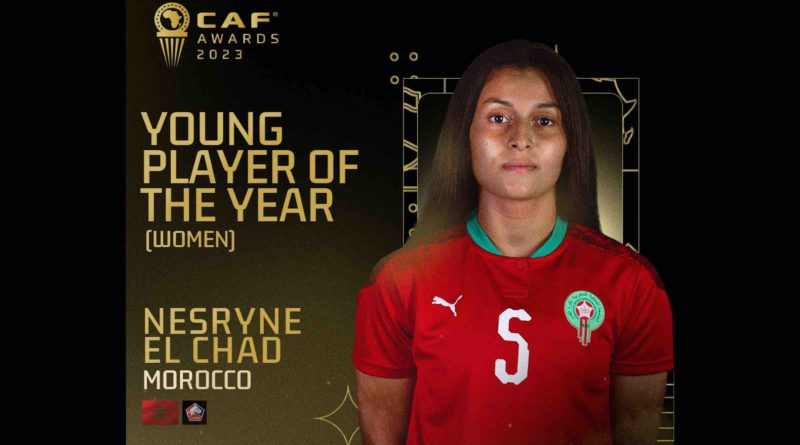 CAF Awards 2023- Nesryne El Chad Maroc Morocco
